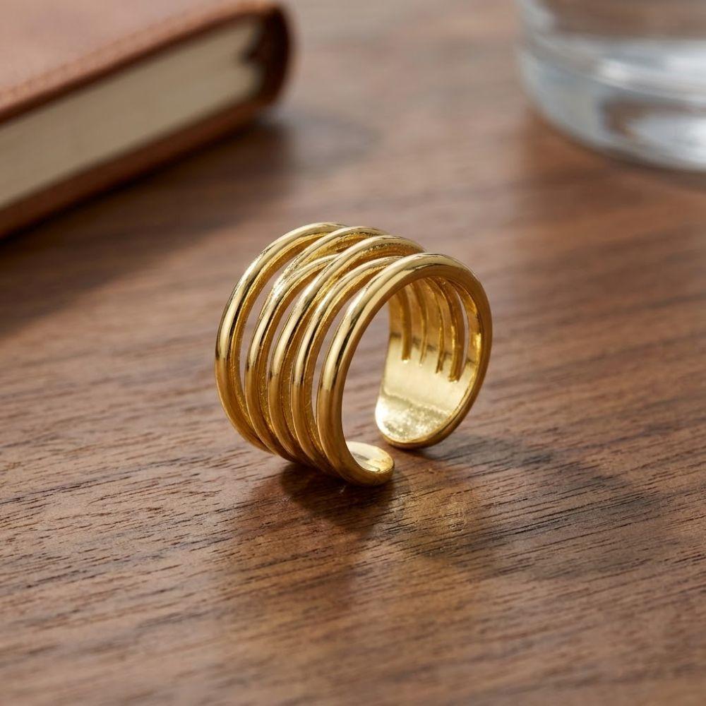 ANILLO ENCHAPADO ORO ARG DIF-2