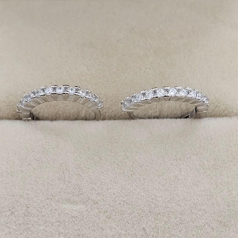 Aros Plata 925 Argollas Brill-1