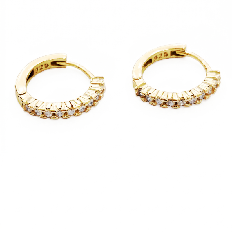 Aros Plata 925 Argollas Brill-0