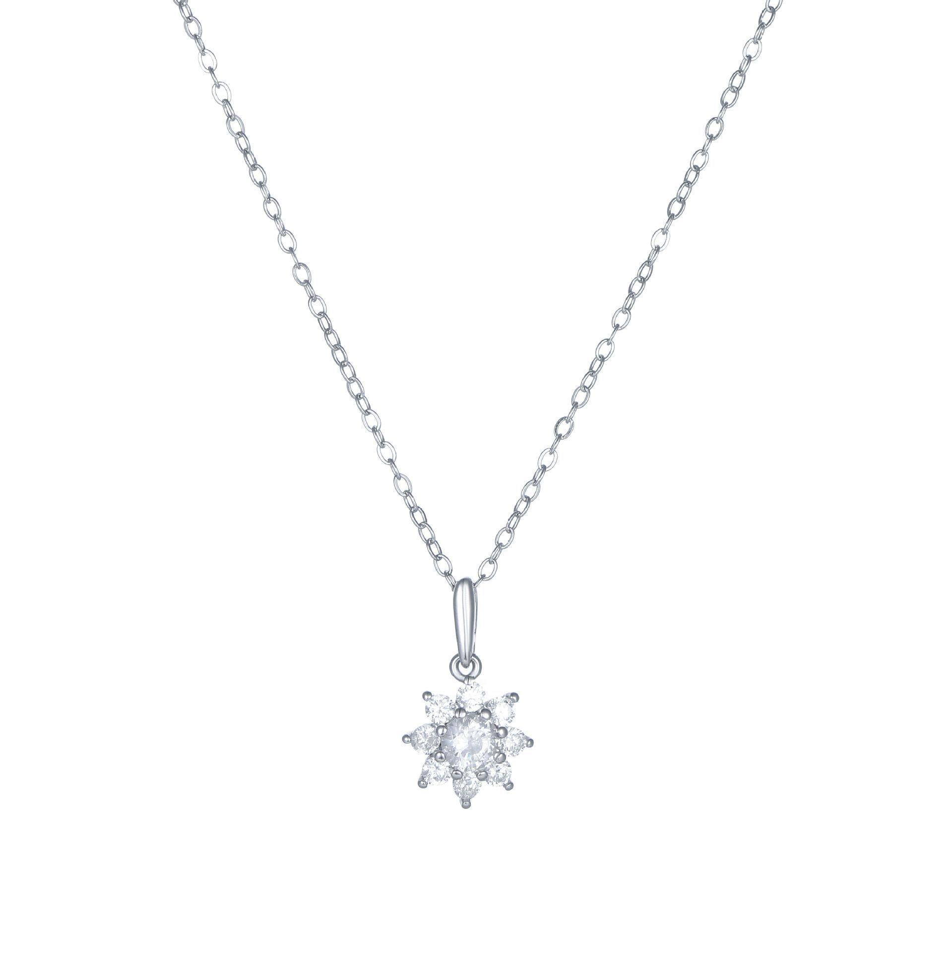 Collar Plata 925 Roseta-0