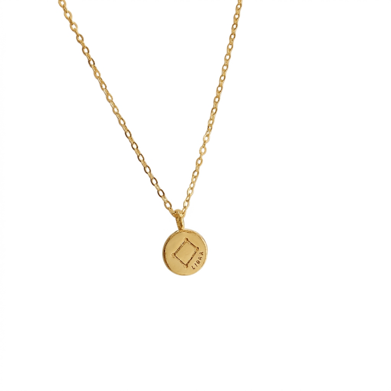 Collar Plata 925 Libra Signo Zodiacal-0