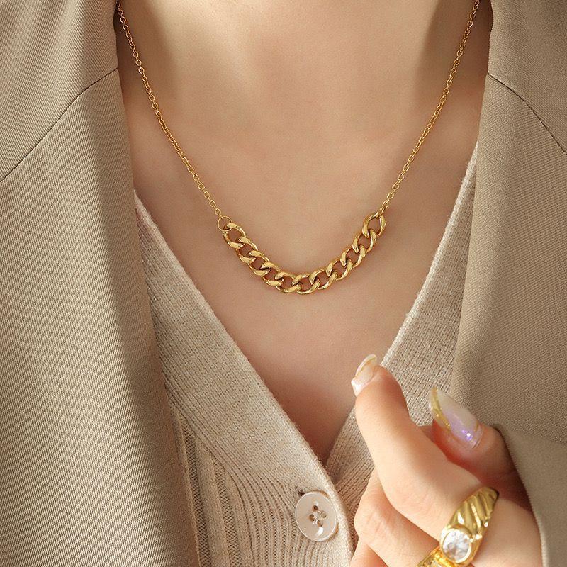 Collar Baño Oro 18k Diseño Grumet-3