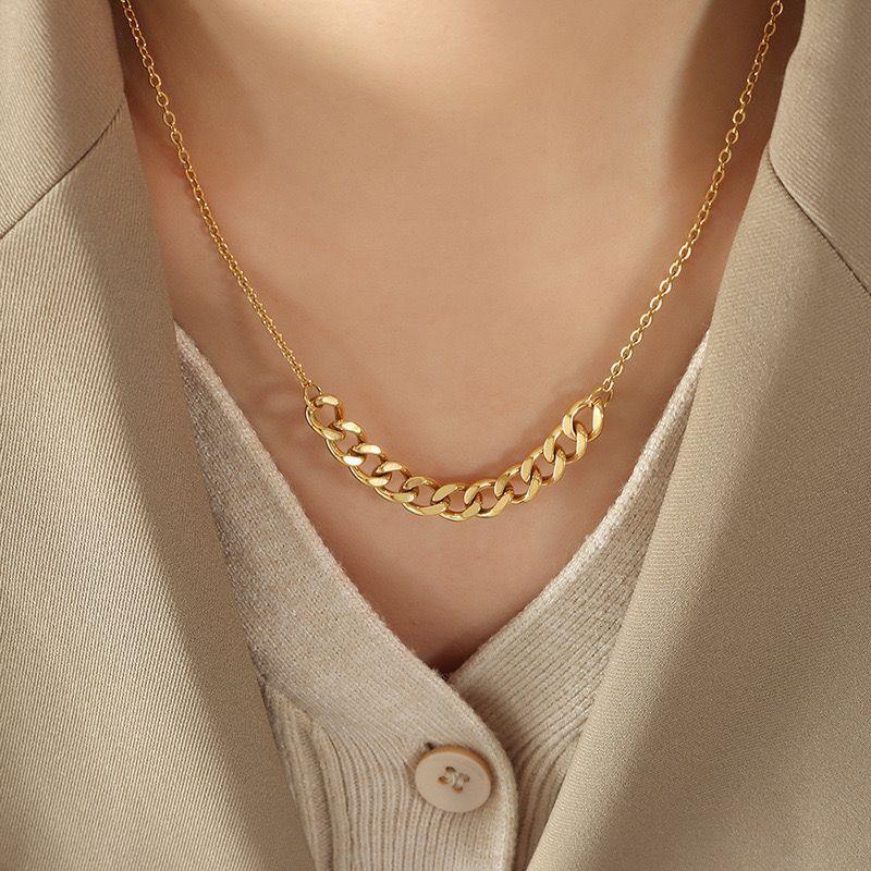 Collar Baño Oro 18k Diseño Grumet-4