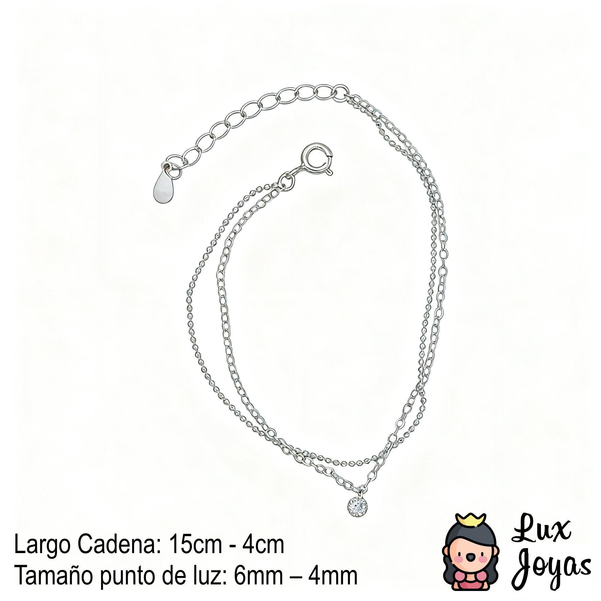 Pulsera Plata 925 Doble Eslab Pluz-2