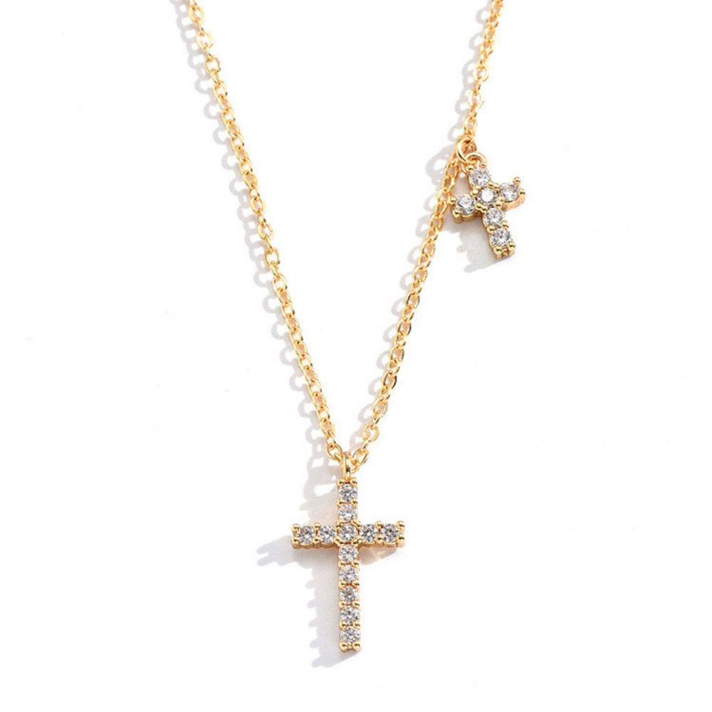 Collar Plata 925 Cruz X2-0