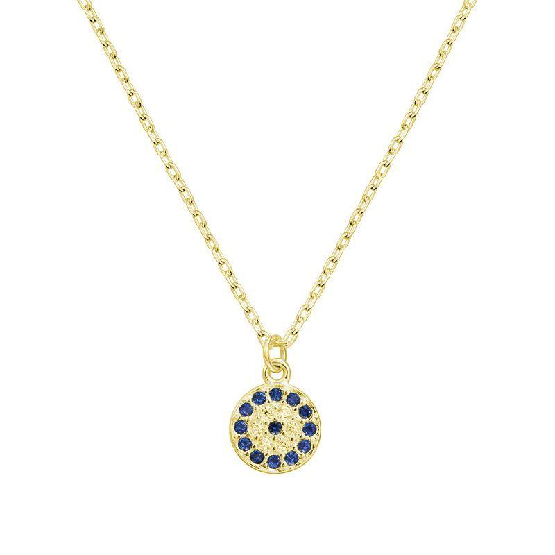 Collar Plata 925 Ojo Turco S-0
