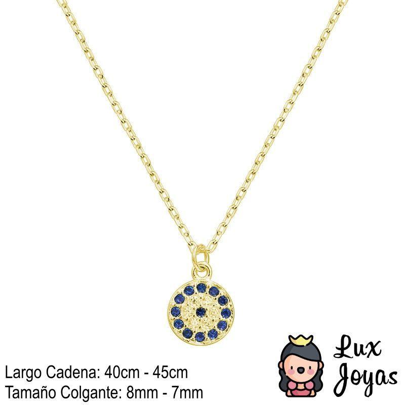 Collar Plata 925 Ojo Turco S-2