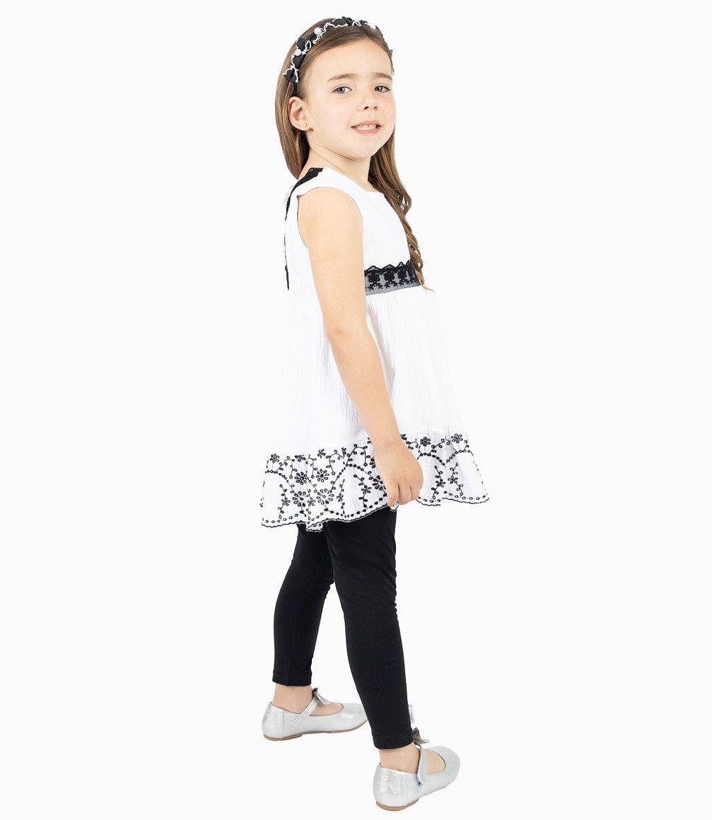 Conjunto Niña De Vestido Y Calzas-7