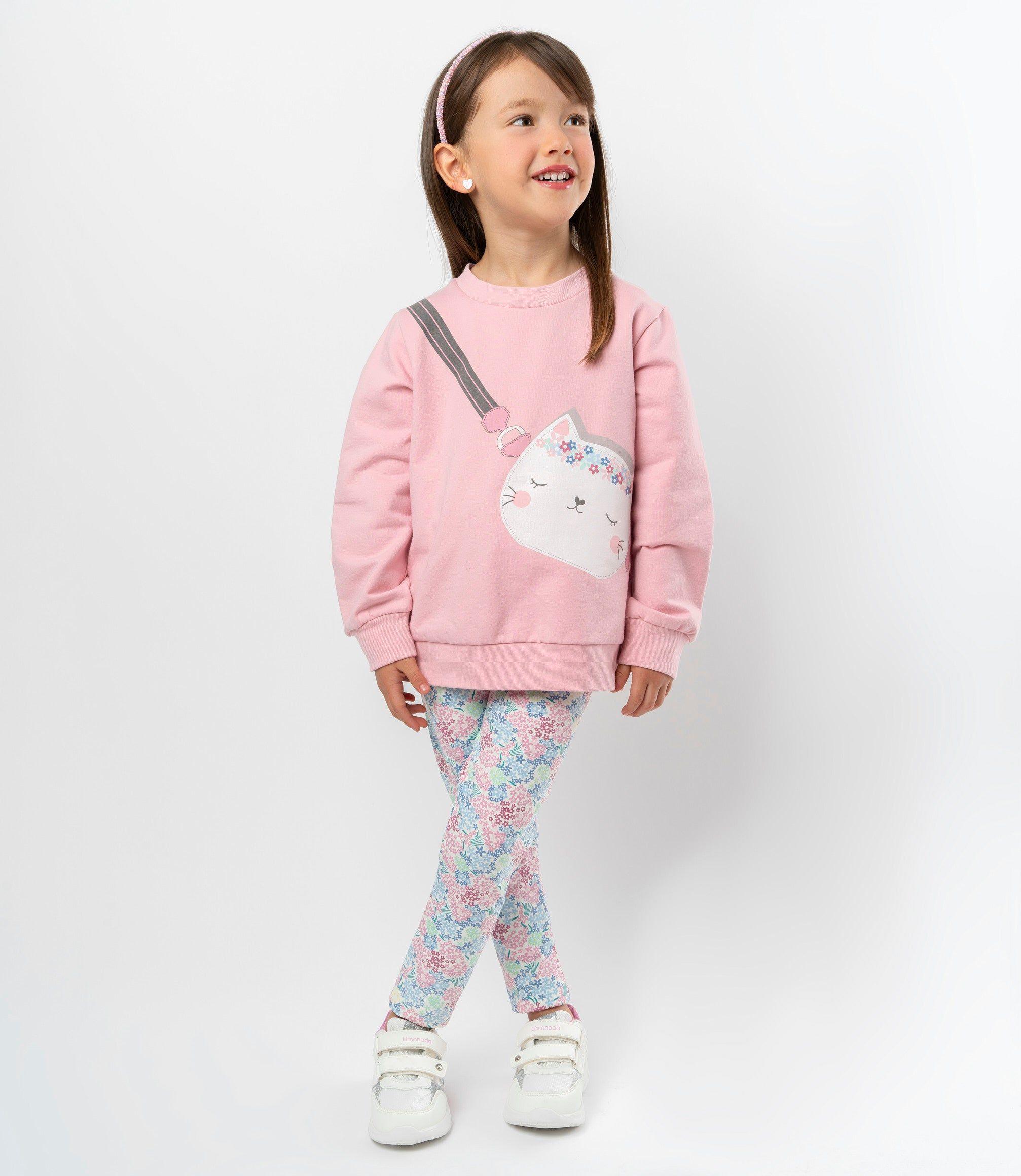 Conjunto niña con cartera rosado 4 Kids-0