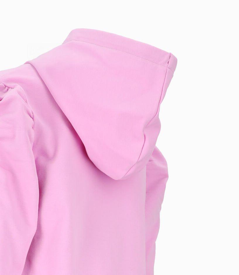 Conjunto niña floreado de polerón y calzas Morado LIMONADA-2