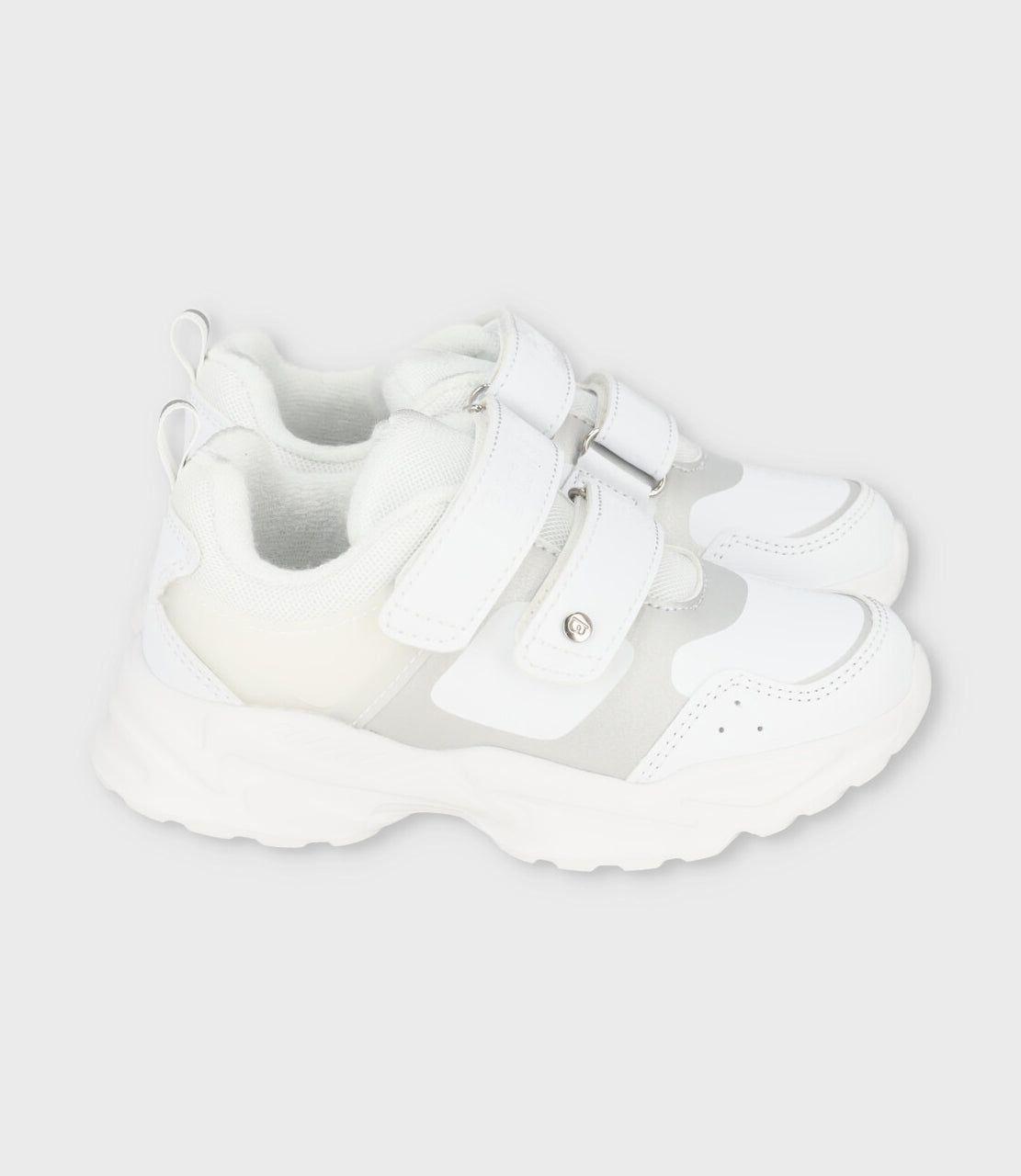 Zapatilla niño básica blanco Black and Blue-1