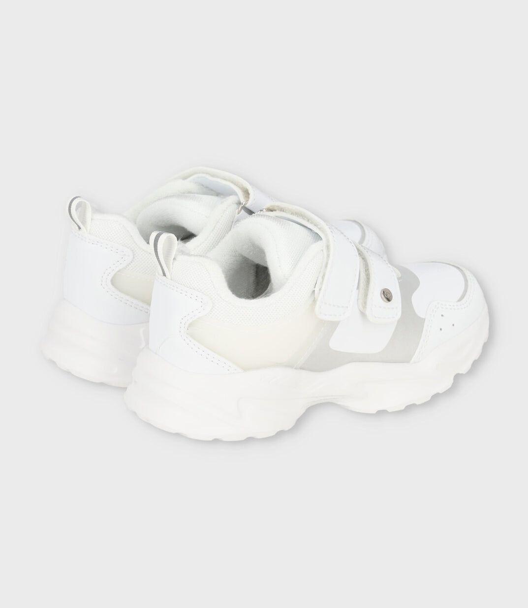 Zapatilla niño básica blanco Black and Blue-2