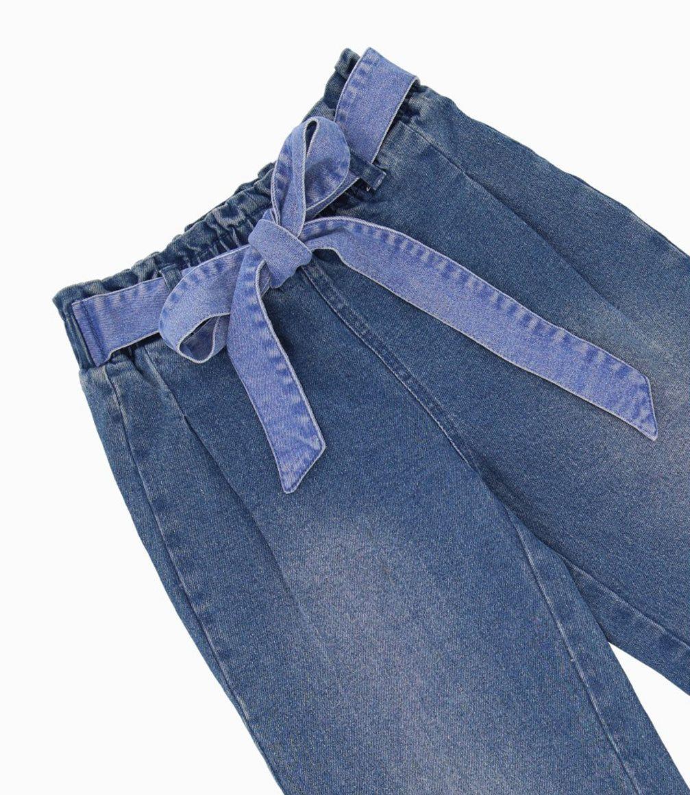 Jeans bebé love celeste Limonada-2