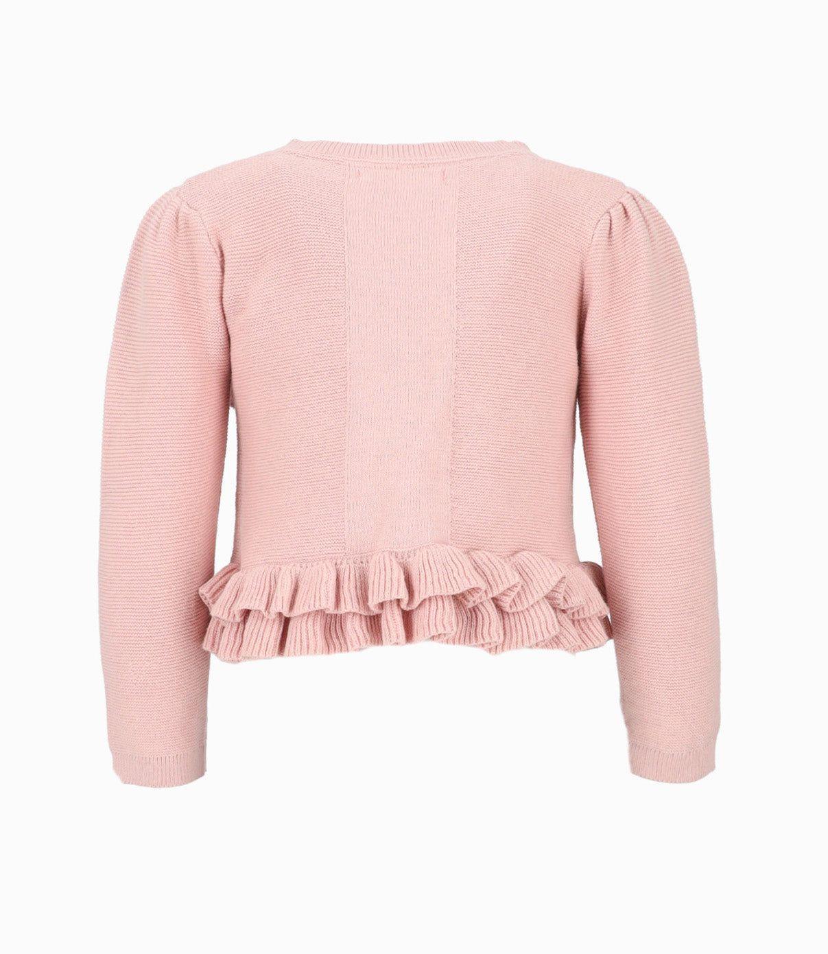Chaleco bebé con lazo rosado Limonada-2
