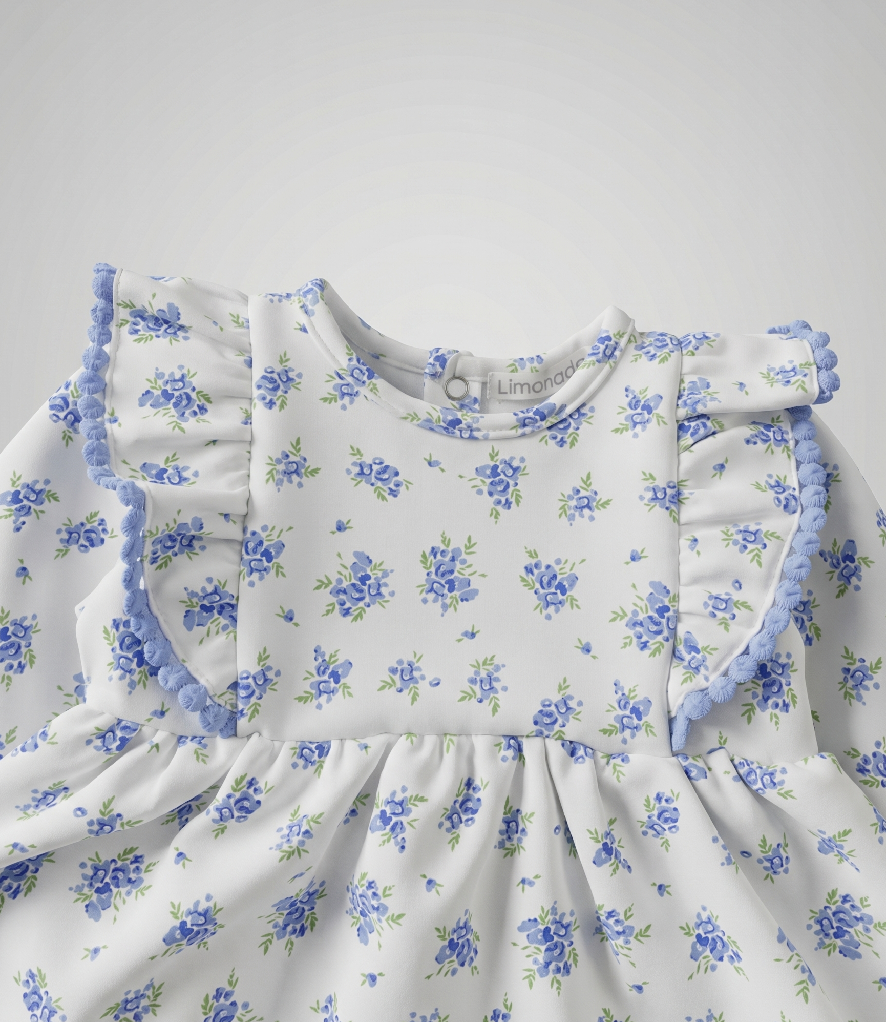 Conjunto recién nacida flores L13221270161 celeste Limonada-3
