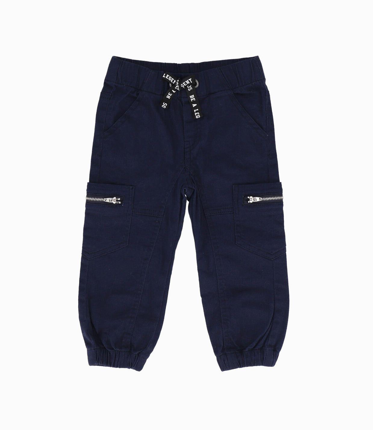 Pantalón bebés jogger azul 4 Kids-0
