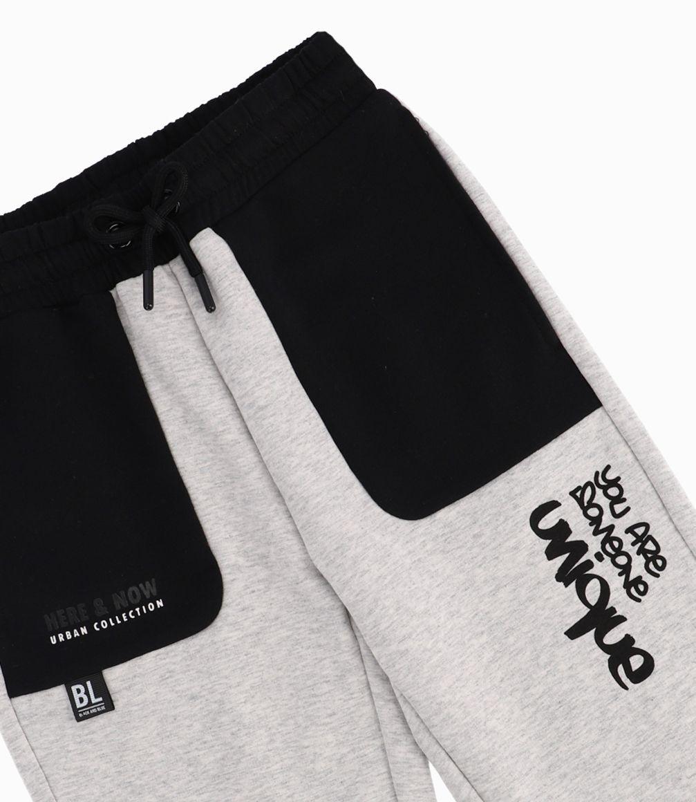 Pantalón Buzo Niño Jogger Gris-2