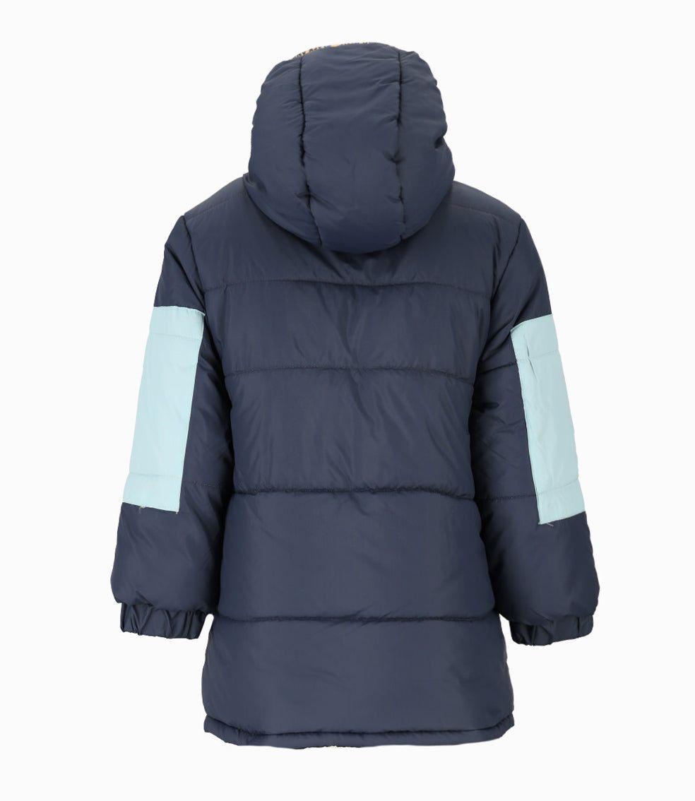Parka niño impermeable azul marino Black and Blue-1