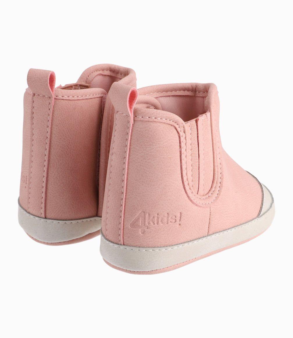 Botin Recien Nacida Desgastado 4 Kids Rosado-4