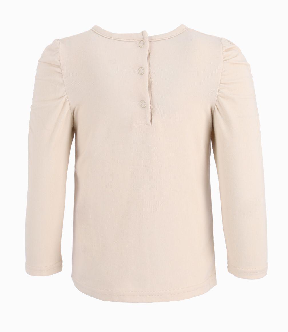 Polera Bebé Niña Con Perrito Crudo-1