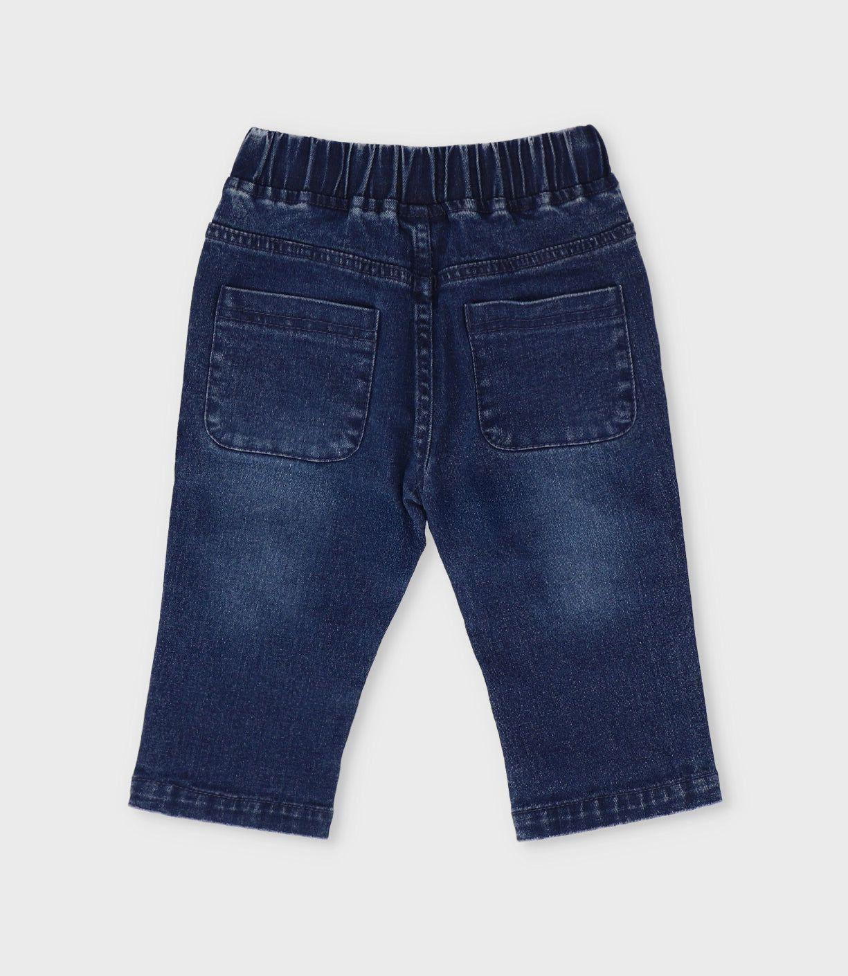Jeans bebé recto azul Black and Blue-1