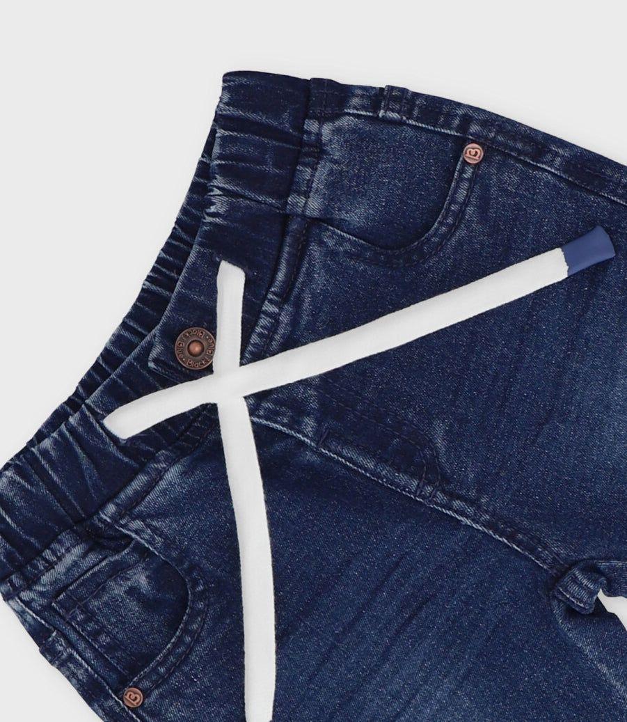 Jeans bebé recto azul Black and Blue-2