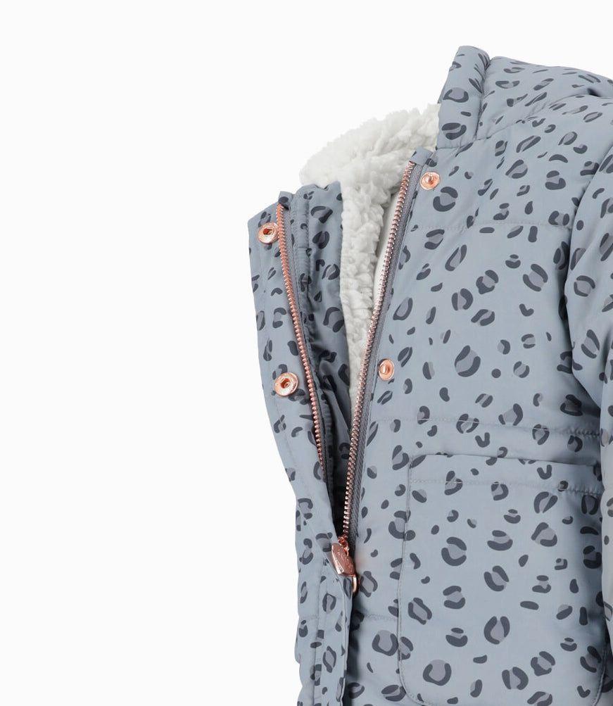 Parka bebés animal print gris 4 Kids-2