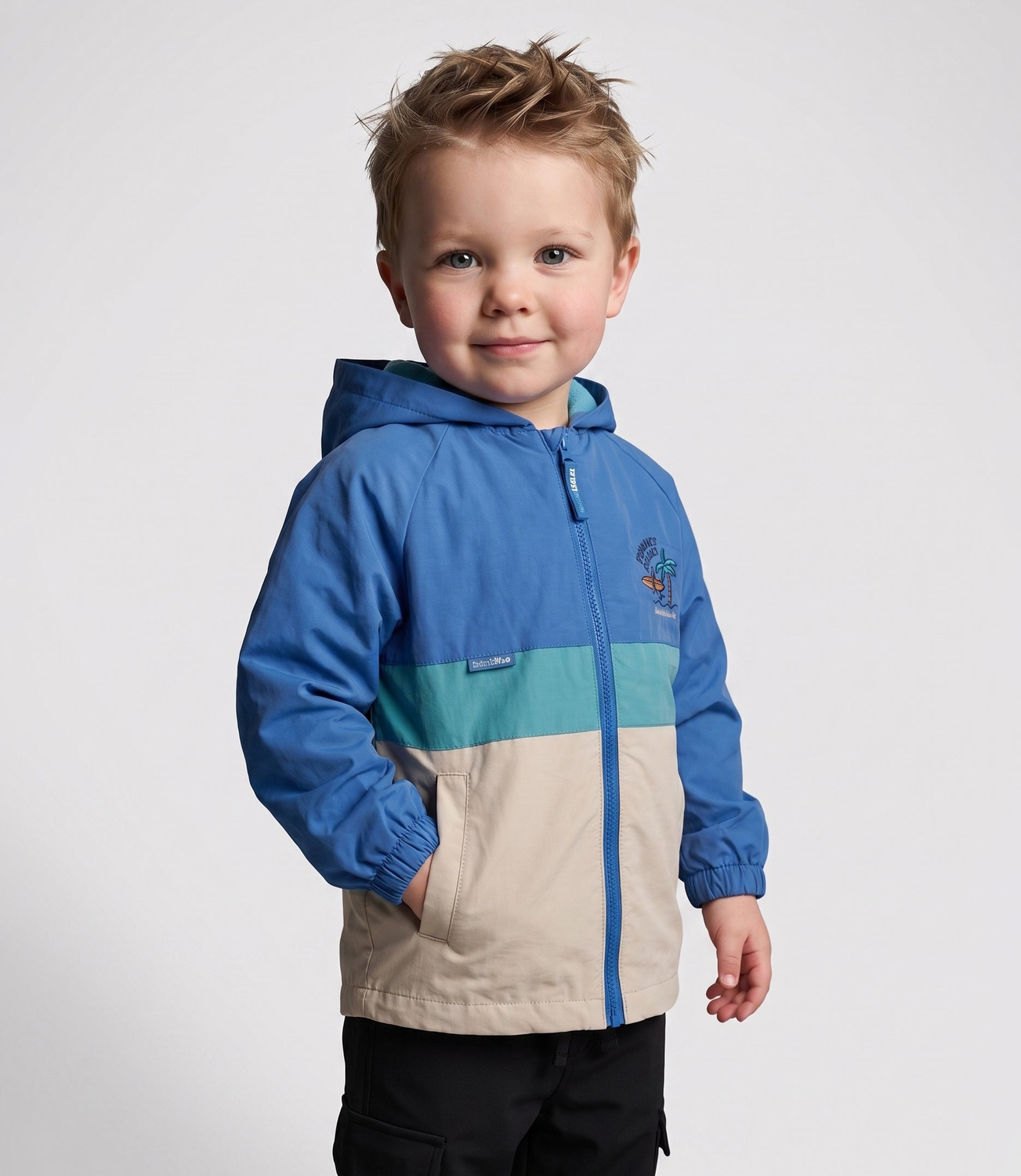 Chaqueta bebé summer fun B12071270358 azul Black and blue-0