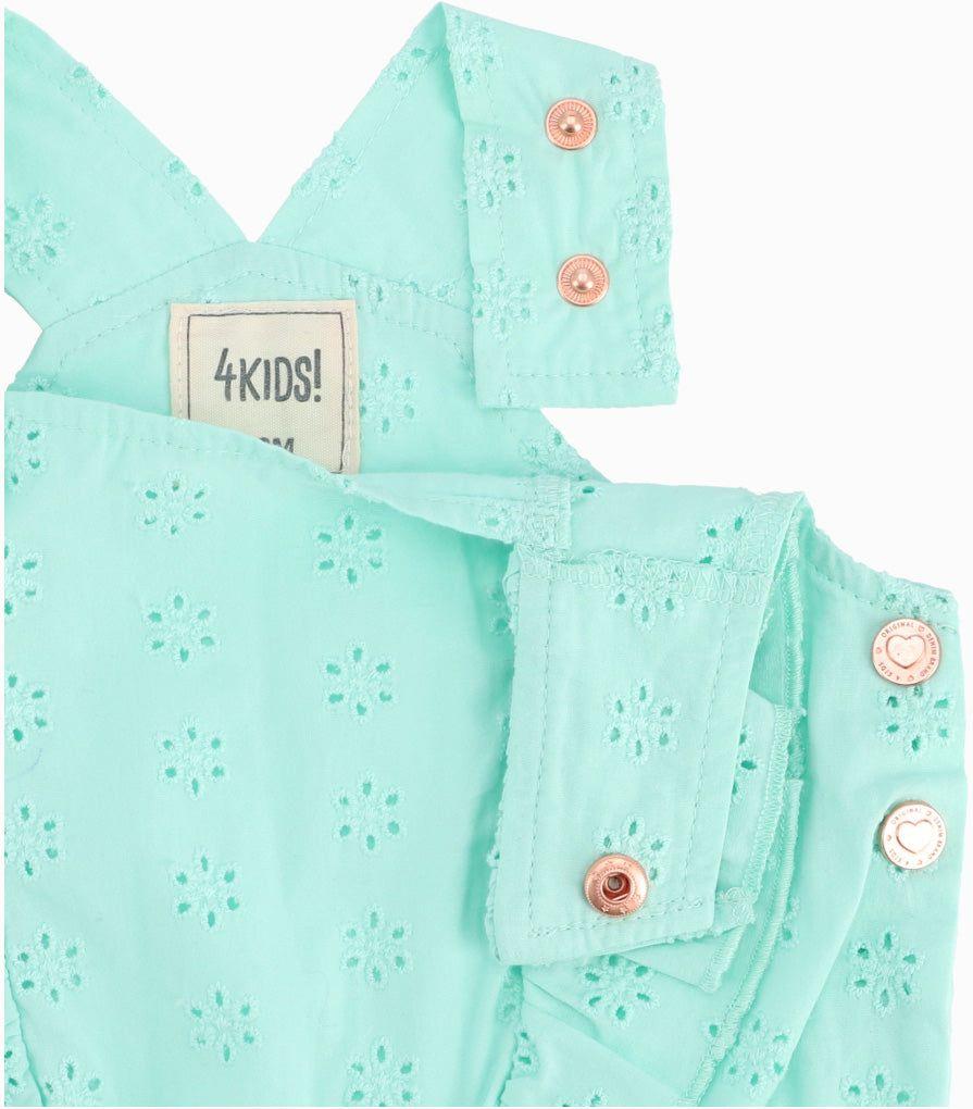 Jardinera Niña Con Vuelos Menta-9