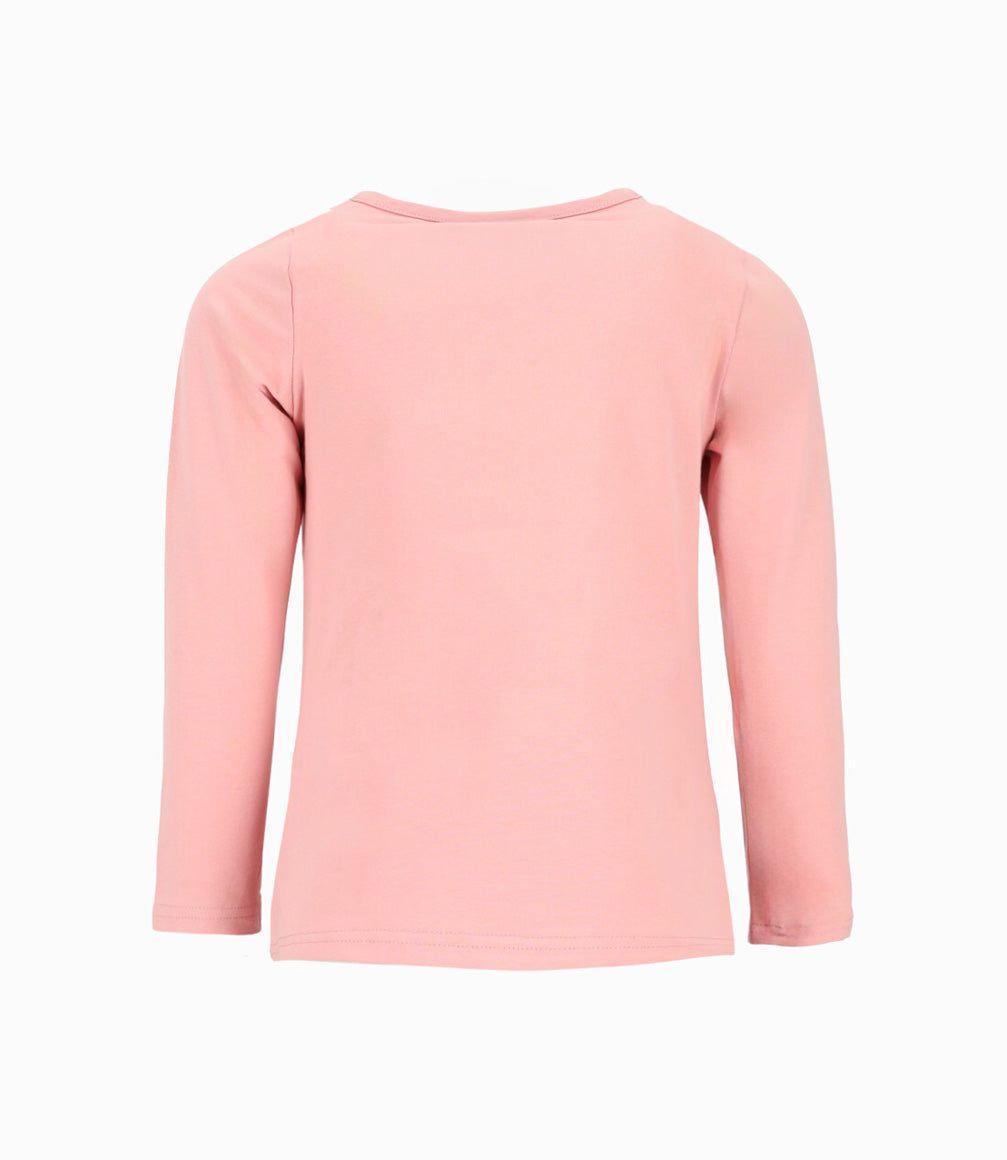 Polera niña con estampado palo rosa Limonada-1