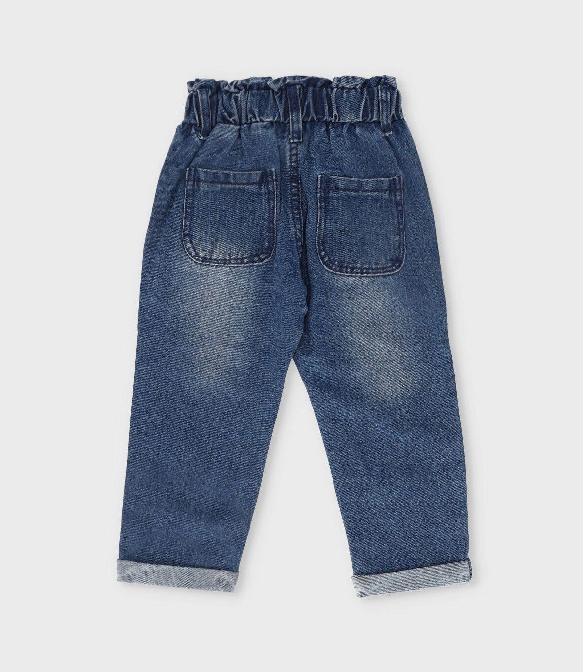 Jeans bebé con corazones azul Limonada-2