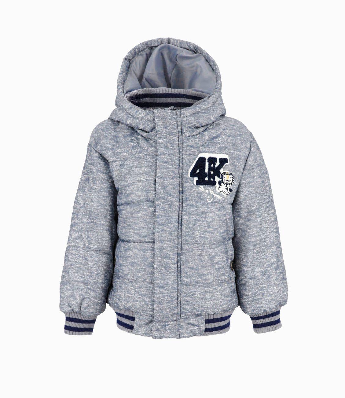 Parka bebés universitaria gris 4 Kids-0