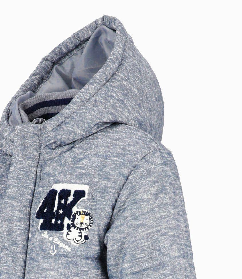Parka bebés universitaria gris 4 Kids-2