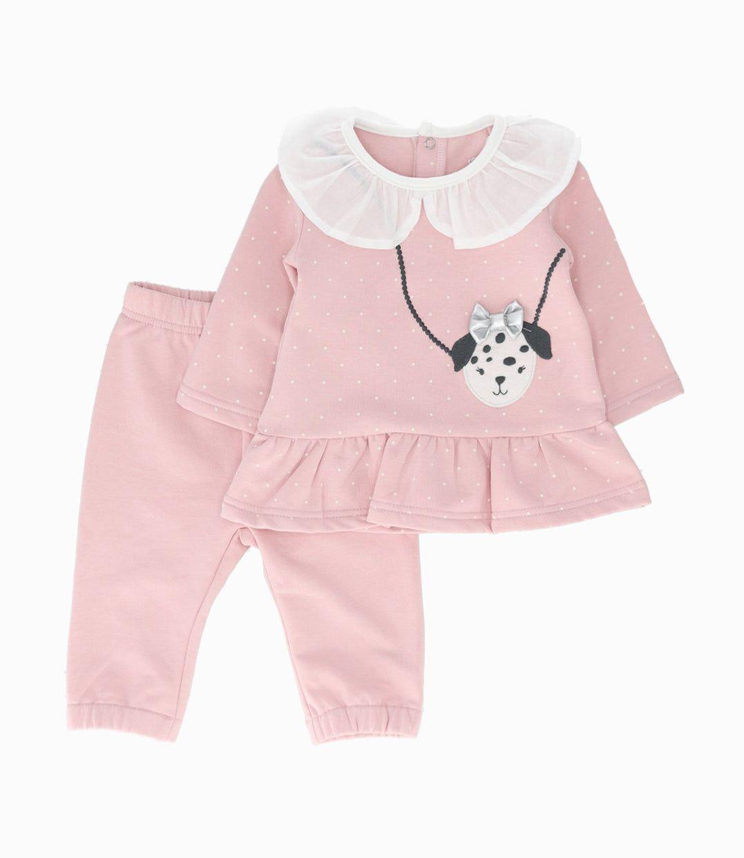 Conjunto recién nacida con diseño rosado Limonada-0