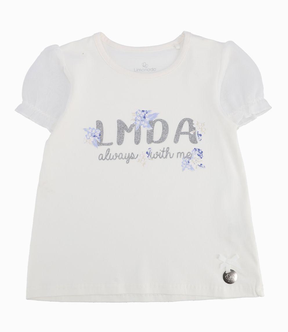 Polera Niña Con Flores Y Brillos-2