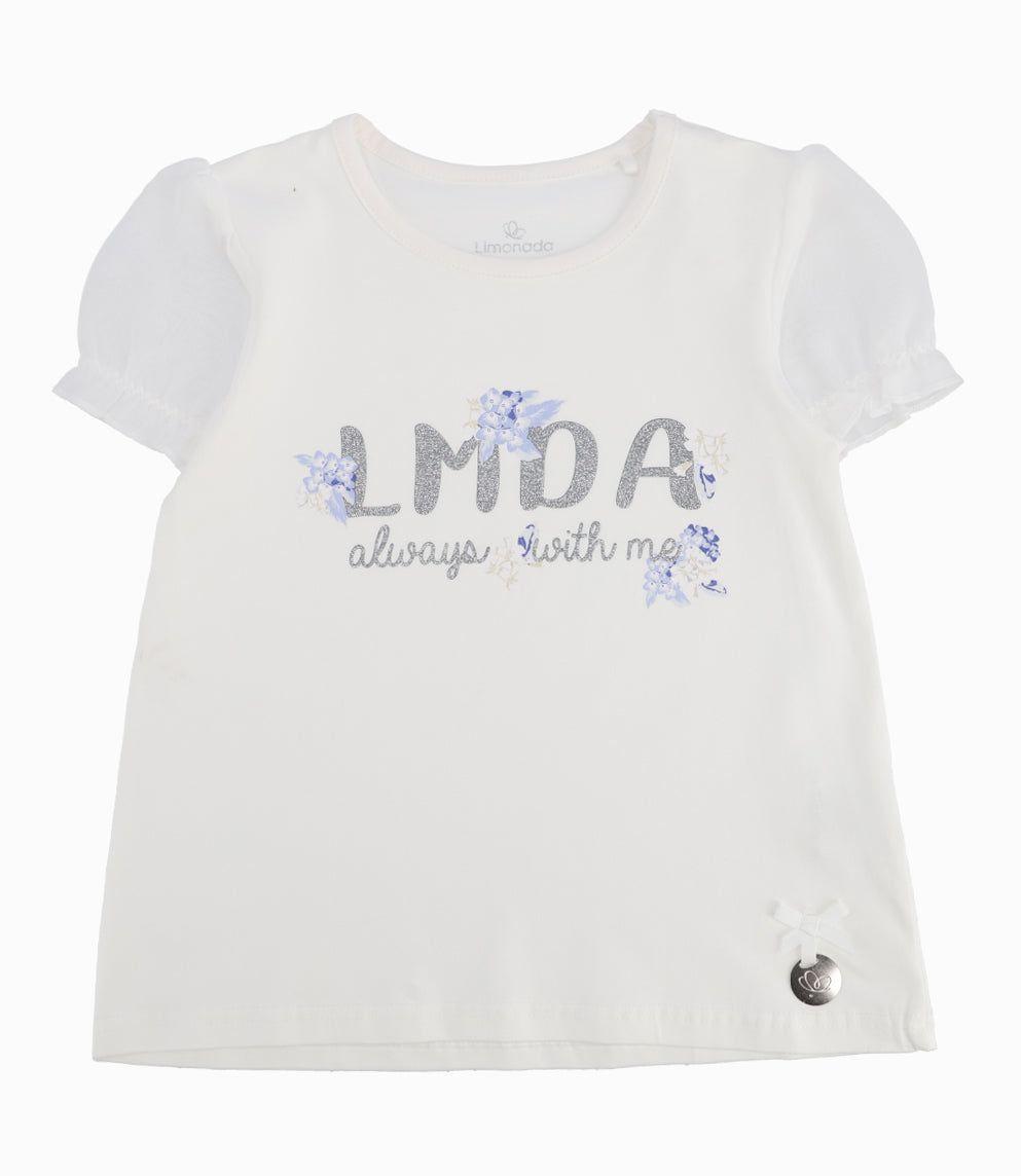 Polera Niña Con Flores Y Brillos-6