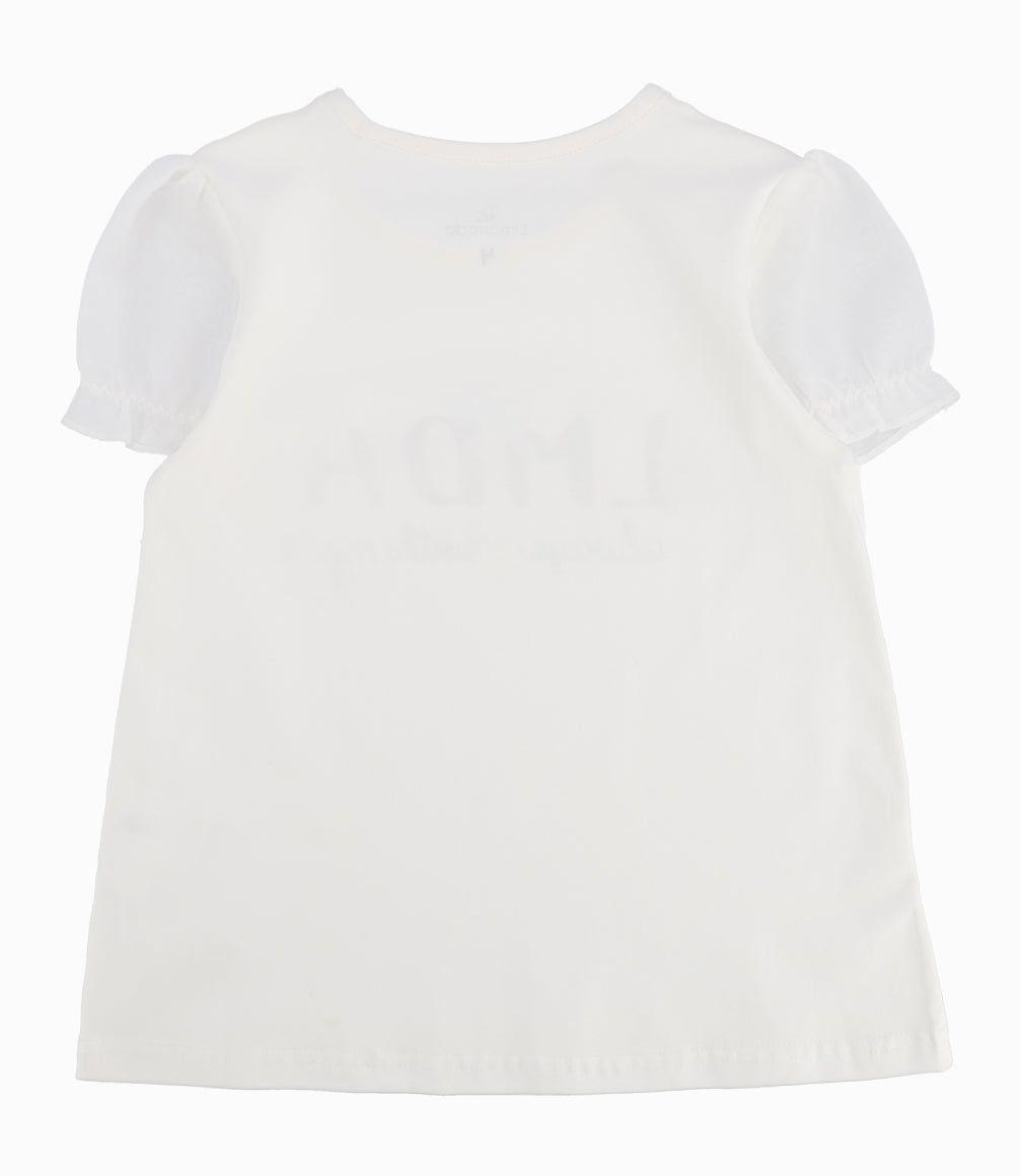 Polera Niña Con Flores Y Brillos-7