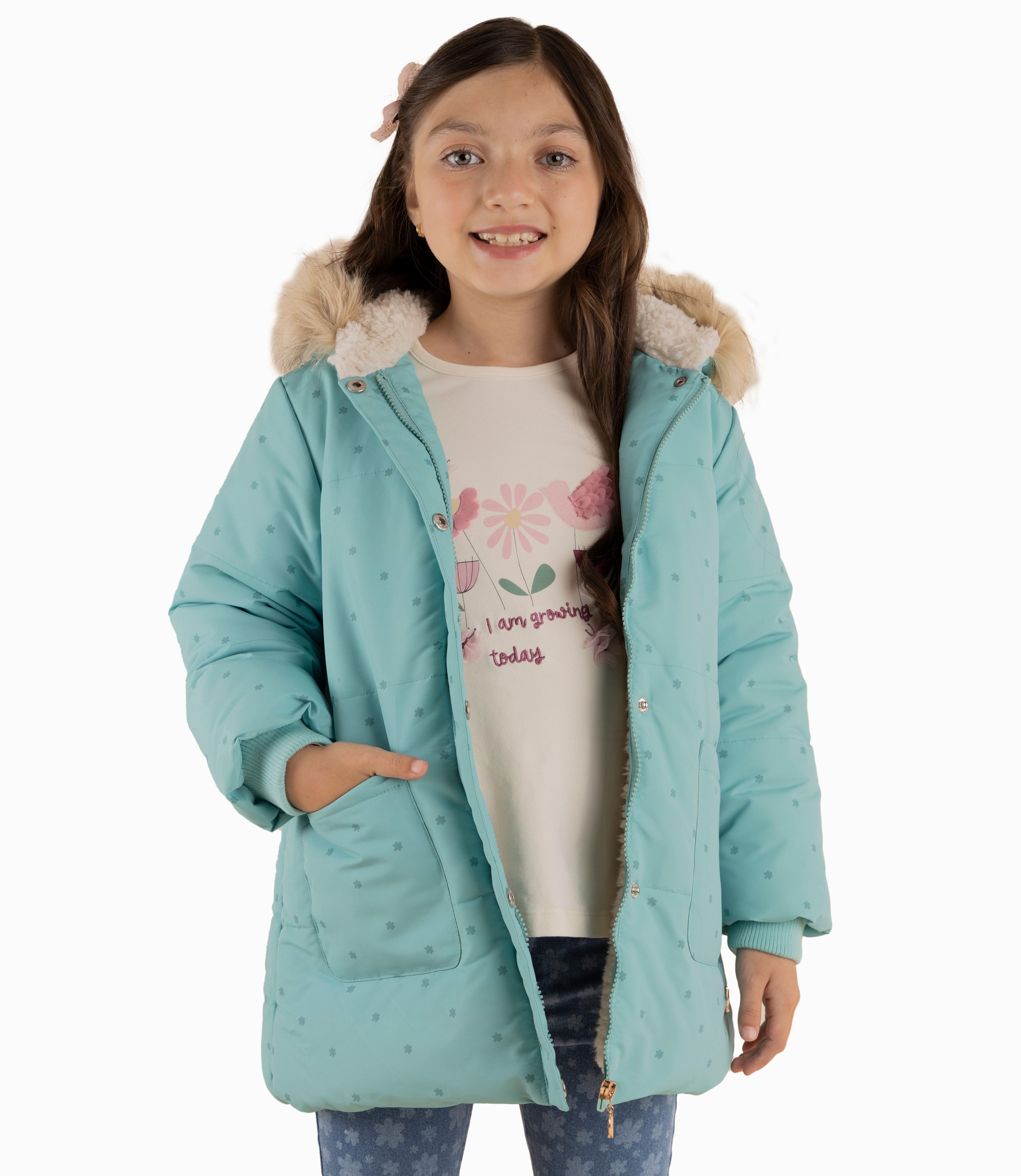 Parka Niña Larga Esmeralda-0