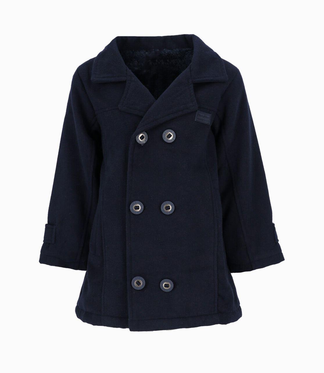 Abrigo niño básico azul marino Black and Blue-1