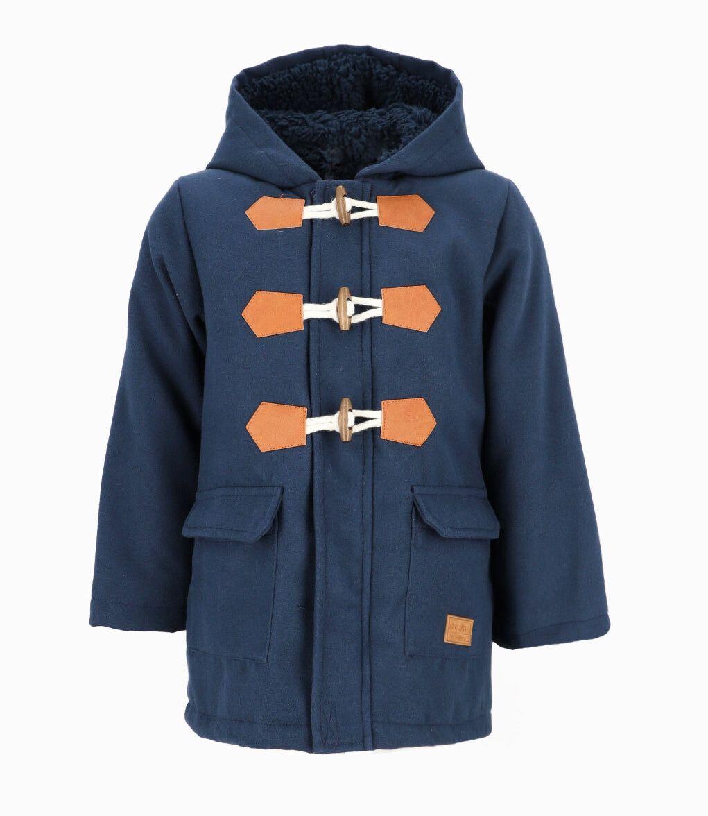 Abrigo niño básico azul marino Black and Blue-0