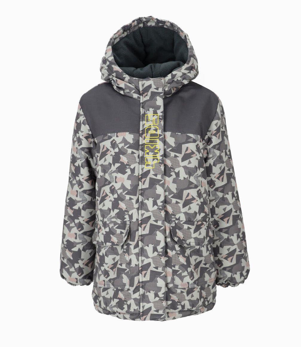 Parka niño camo gris 4 Kids-0