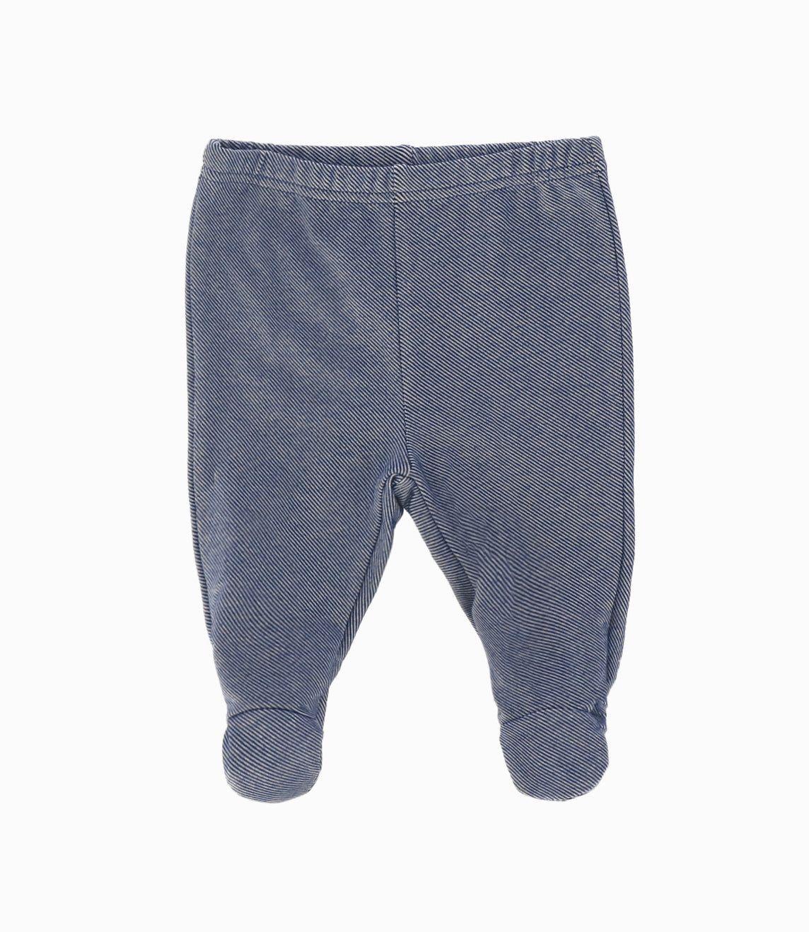 Conjunto recién nacida de polera y calzas blanco Limonada-3