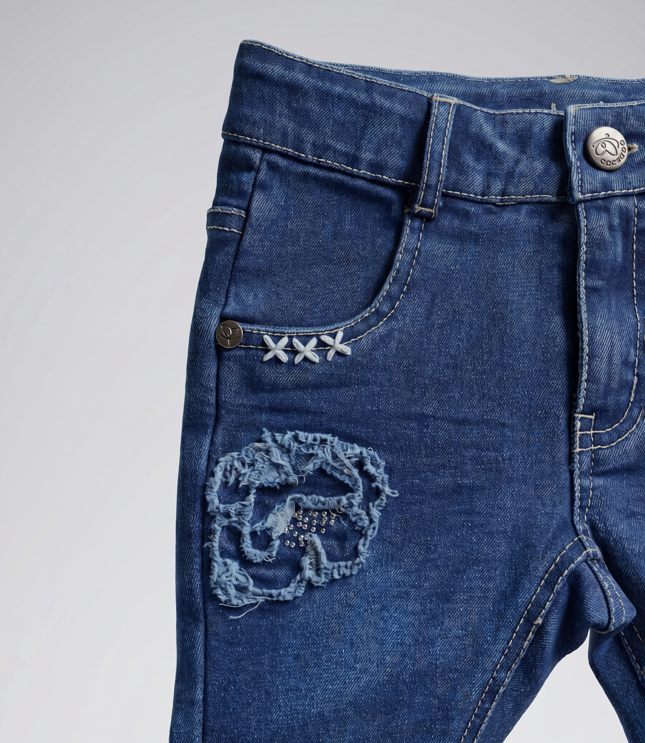 Jeans bebé acampanado L12111270109 denim azul Limonada-3