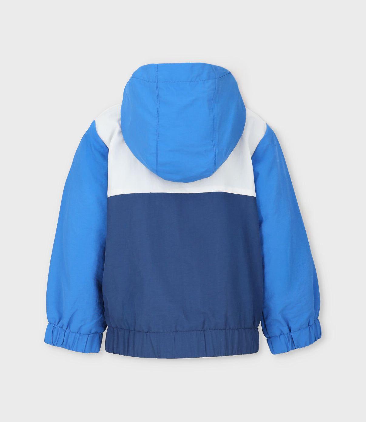 Chaqueta bebé cortaviento azul Black and Blue-2