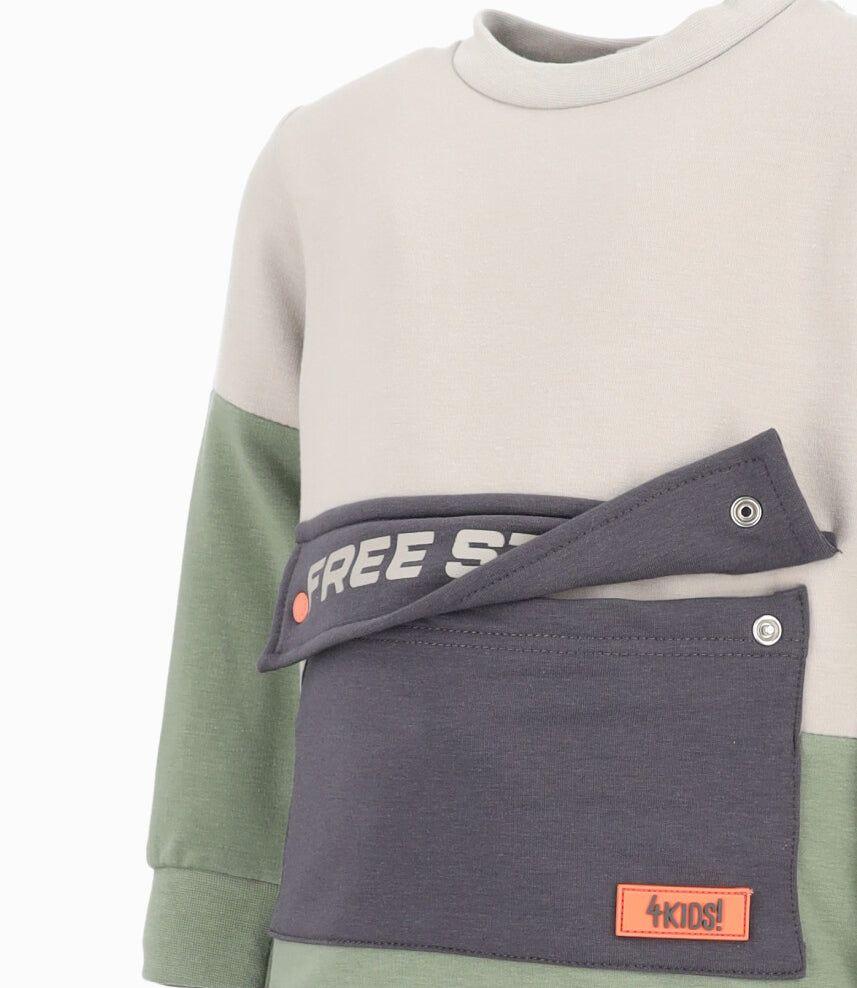 Buzo bebés con diseño verde 4 Kids-2