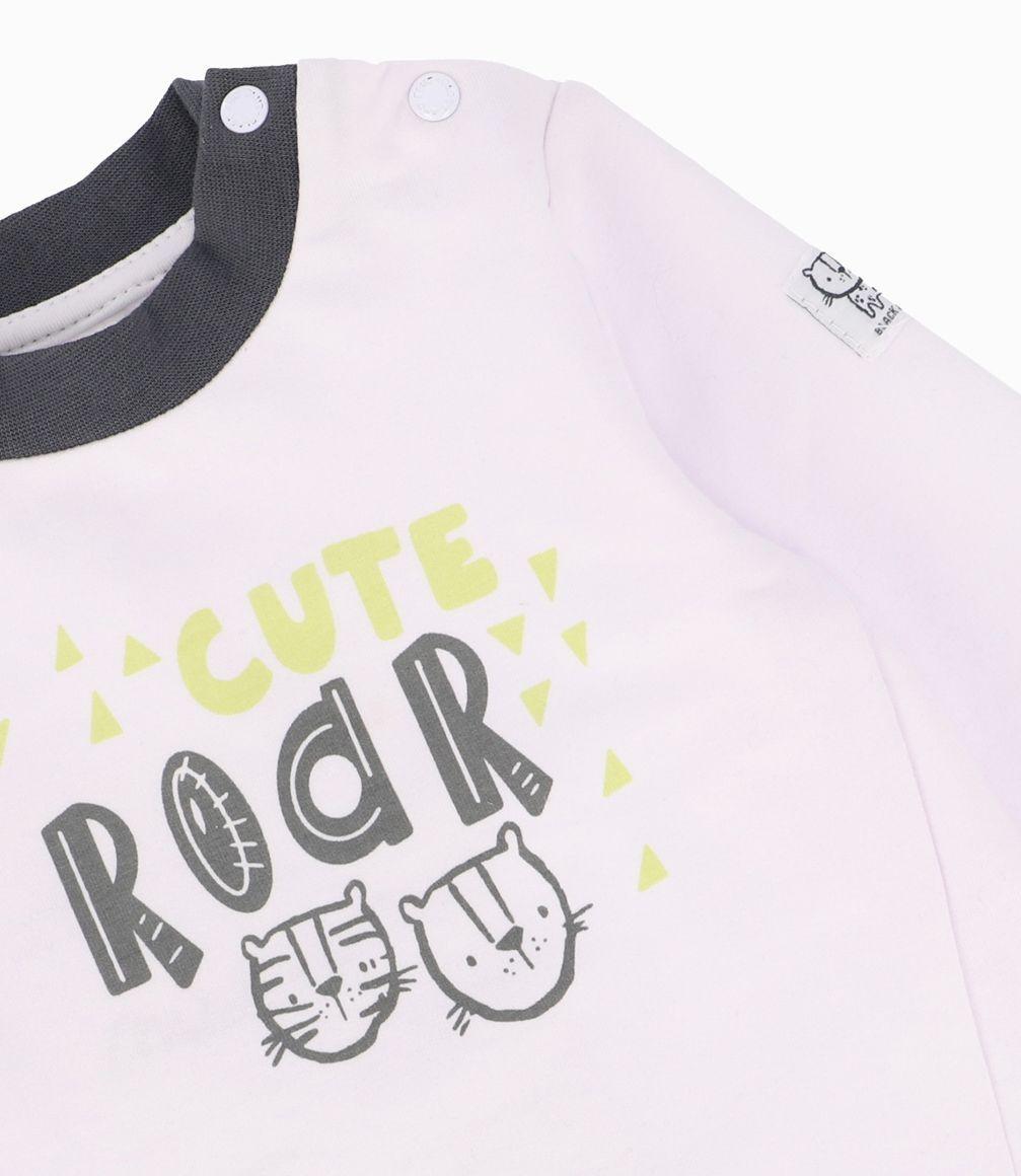 Conjunto Tigres Recién Nacido Blanco Black and Blue-2