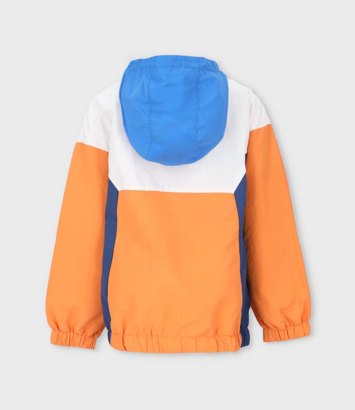 Chaqueta niño cortaviento naranjo Black and Blue-1