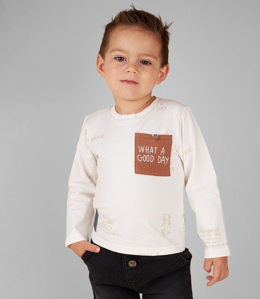 Polera Dont Fear Change Bebé Crudo Black And Blue-0