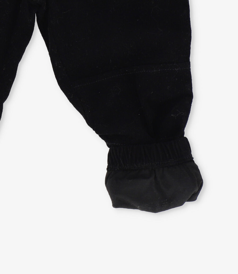 Pantalón bebé jogger negro 4 Kids-3