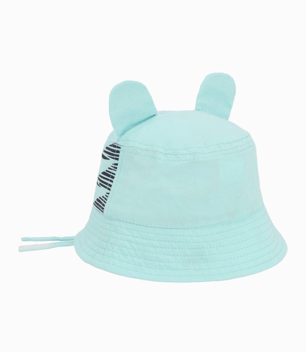 Gorro Recién Nacido Tigre Celeste-5